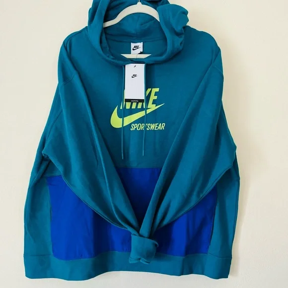 New Nike Heritage Fleece Pullover Hoodie top - Picture 3 of 7
